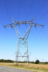 Image showing electric poles