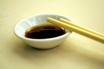 Image showing Soya sauce