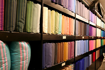 Image showing Silk fabric