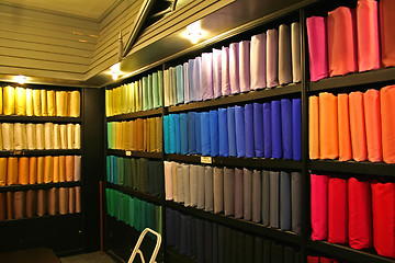 Image showing Silk fabric