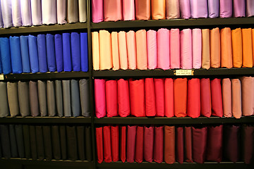 Image showing Silk fabric