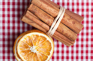 Image showing Orange and Cinnamon