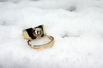 Image showing Pair of wedding rings