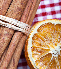 Image showing Orange and Cinnamon