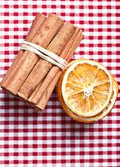 Image showing Orange and Cinnamon