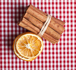 Image showing Orange and Cinnamon