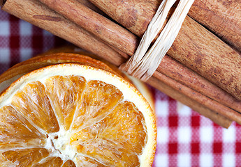 Image showing Orange and Cinnamon