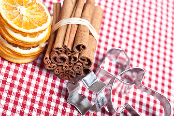 Image showing Orange and Cinnamon