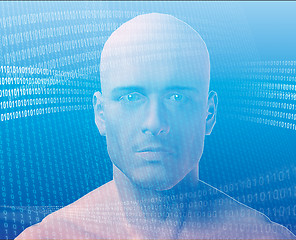 Image showing Man and information