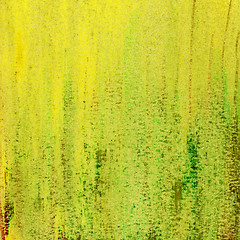 Image showing grunge green yellow and brown papeer e3333