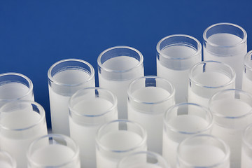 Image showing laboratory testing tubes abstract