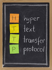 Image showing hyper text transfer protocol  - http