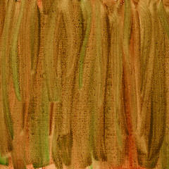 Image showing green brown red watercolor abstract with canvas texture