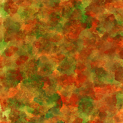 Image showing red, green, orange patchy texture