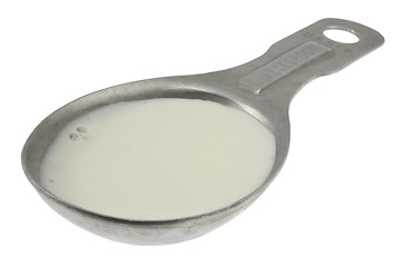 Image showing tablespoon of milk or creamer