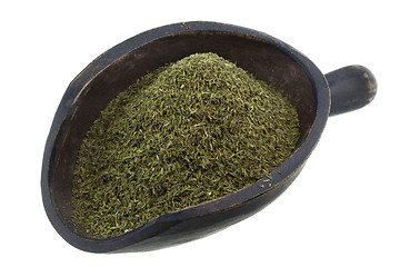 Image showing scoop of dried dill weed