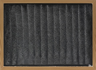 Image showing white chalk texture on blackboard