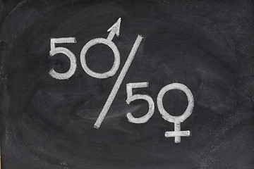 Image showing equal opportunity or representation of genders