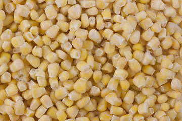 Image showing frozen corn background