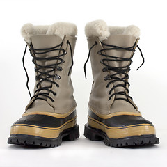 Image showing heavy snow boots