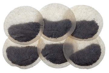 Image showing round tea bags