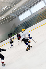 Image showing Men Playing Hockey