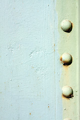Image showing Riveted Metal Background