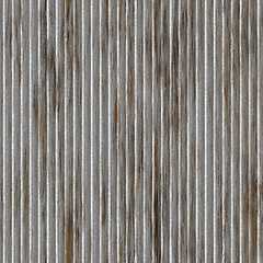 Image showing Corrugated Metal Pattern