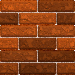 Image showing Red Brick Wall Texture