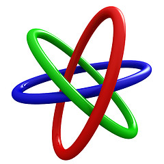 Image showing 3 Borromean Rings