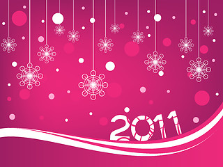 Image showing Happy new year 2011