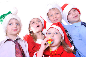 Image showing Christmas children