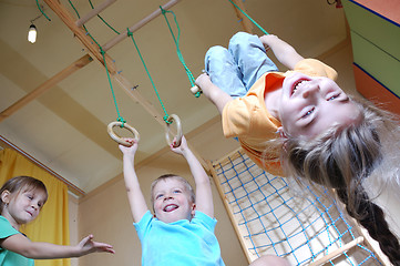 Image showing children playing at home