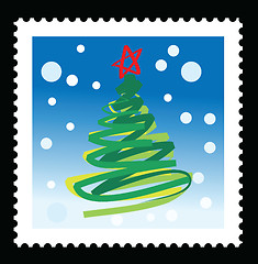 Image showing christmas stamps