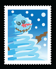 Image showing christmas stamp