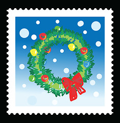 Image showing christmas stamp