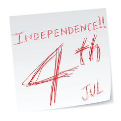 Image showing Independence day