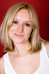 Image showing pretty blond woman 