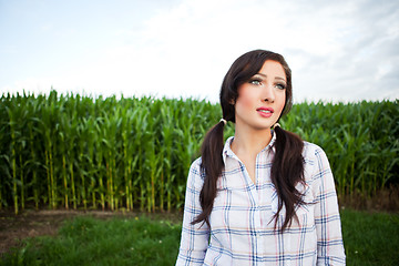 Image showing Farm girl