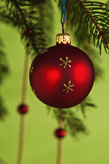 Image showing New Year's and Christmas ornaments