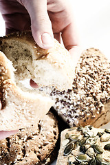 Image showing Assortment of baked bread