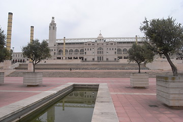 Image showing Barcelona olympic stadium