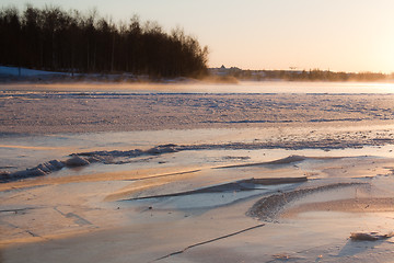 Image showing Frozen river