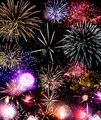 Image showing Fireworks Grand Finale