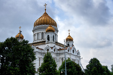 Image showing Domes of Saint Salvator Cathedral in Moscow.