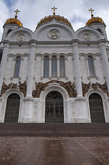 Image showing Facade of Saint Salvator Cathedral in Moscow.