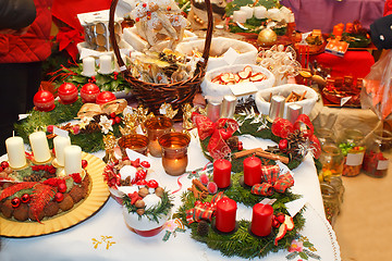 Image showing show of hand made christmas decoration