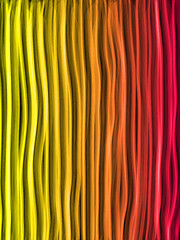 Image showing Abstract Red and Yellow Lines Background