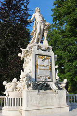 Image showing Mozart Memorial in Burggarten, Vienna