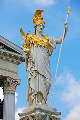 Image showing Statue of Pallas Athena